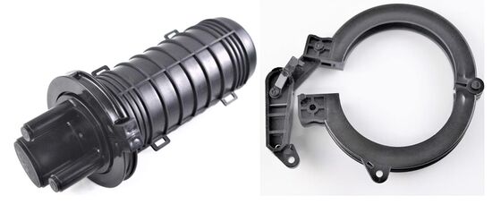 Атмосферное давление 70-106Kpa Фиброоптическое закрытие сплица Подходит для окружающей среды Температура -30C до 60C Внутренний материал ABS прочный